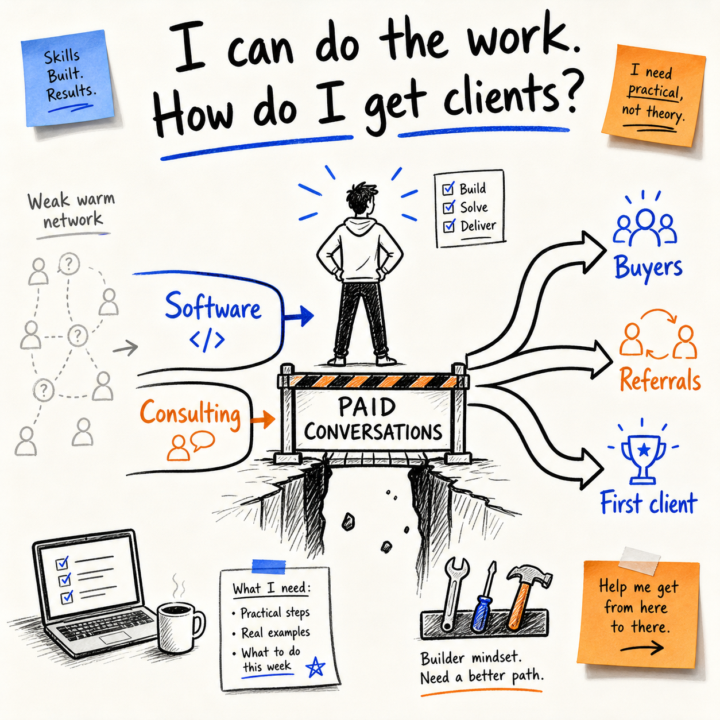I need clients, not more theory... 