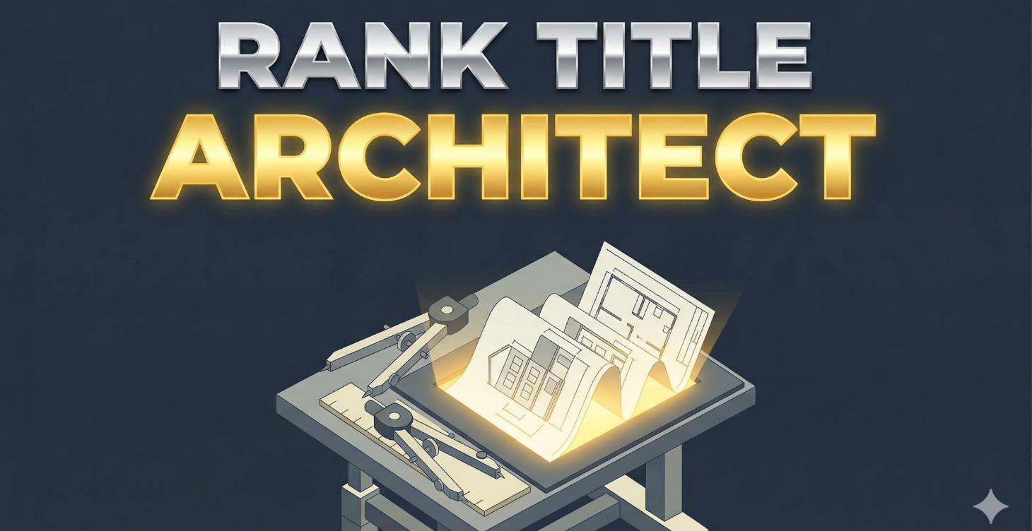 📐 TITLE UNLOCK – ARCHITECT