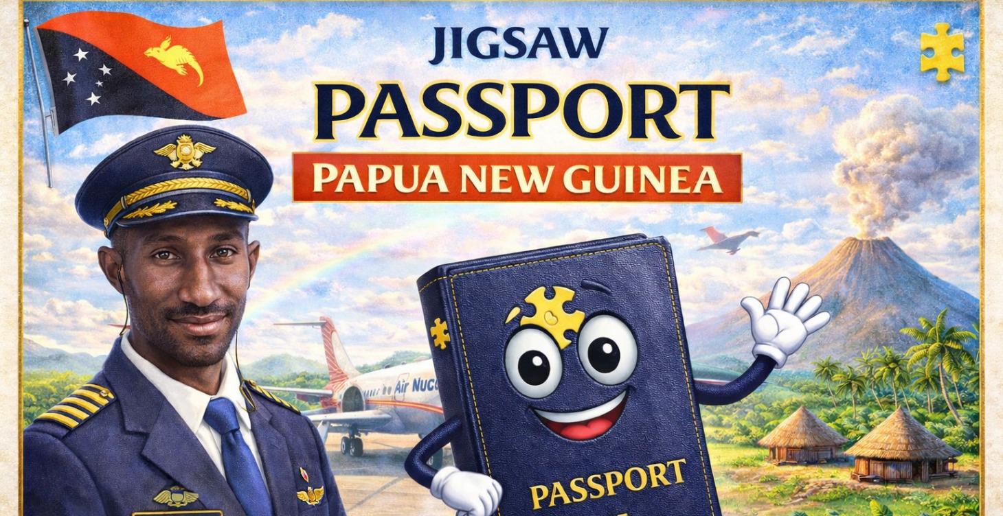 Papua New Guinea Jigsaw Passport