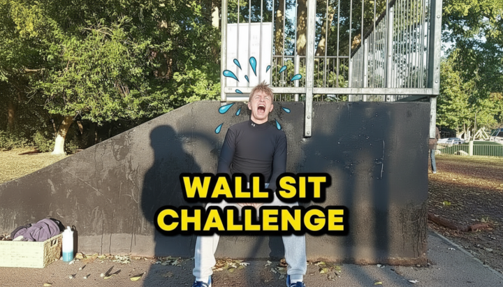 🔥 WALL SIT CHALLENGE TIME! 🔥