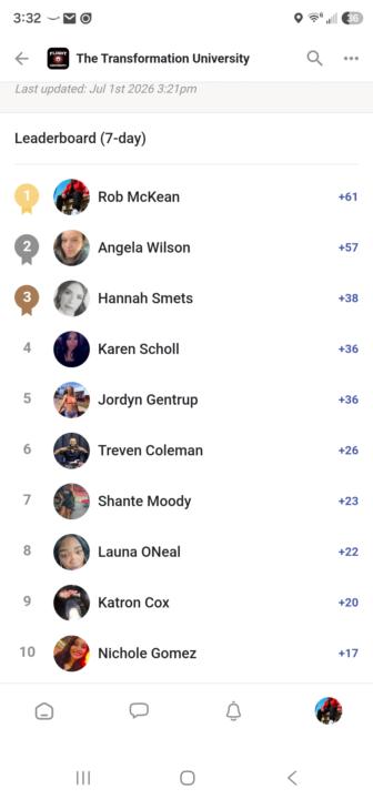 Not that I'm competitive or anything, lol. Leaderboard progress