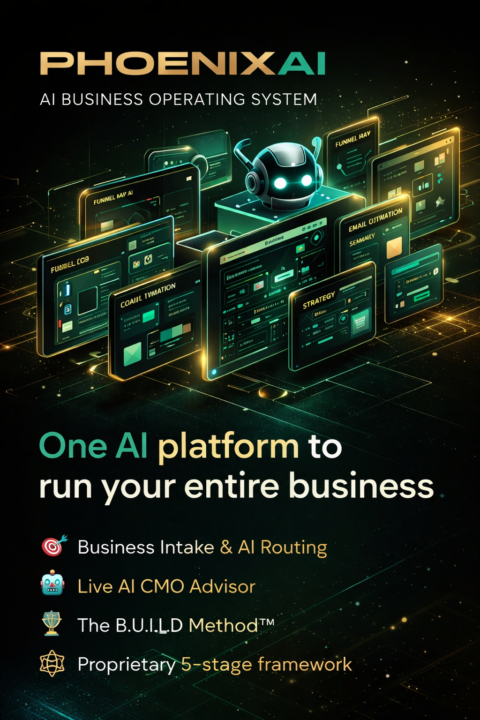 📣 PhoenixAI - CMO level business intelligence - Your ALL In One Marketing Machine 