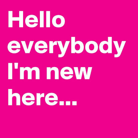 Hello everyone, I'm new here...