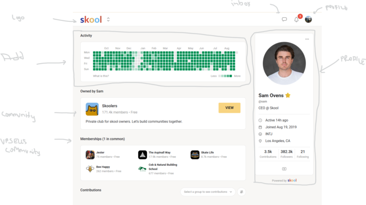 Skools Landing Page! 