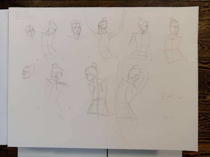 5 minute head studies