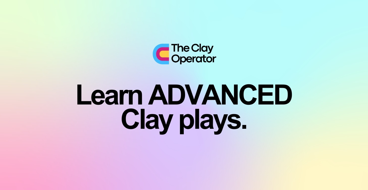 Learn advanced Clay plays