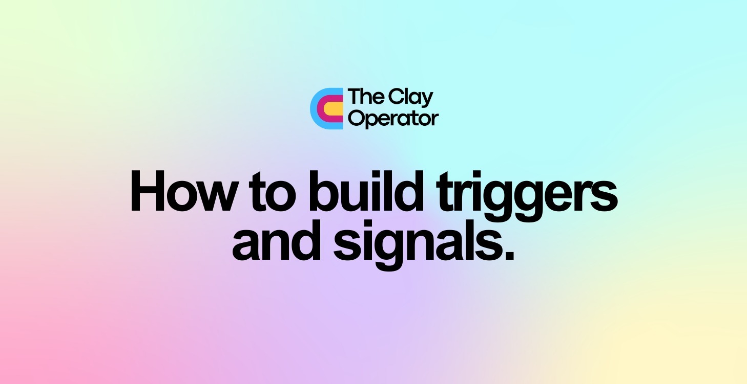 How to build triggers and signals