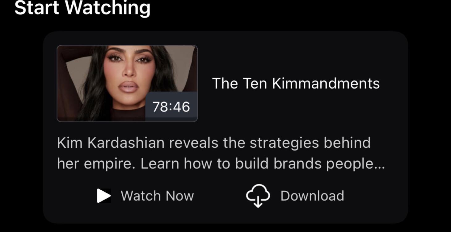 MasterClass - Kim Kardashian
