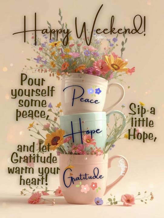 It is going to be a great weekend!