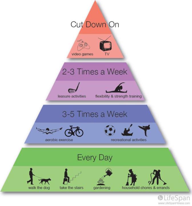 Activity Pyramid - combine with Food Pyramid and we're set!