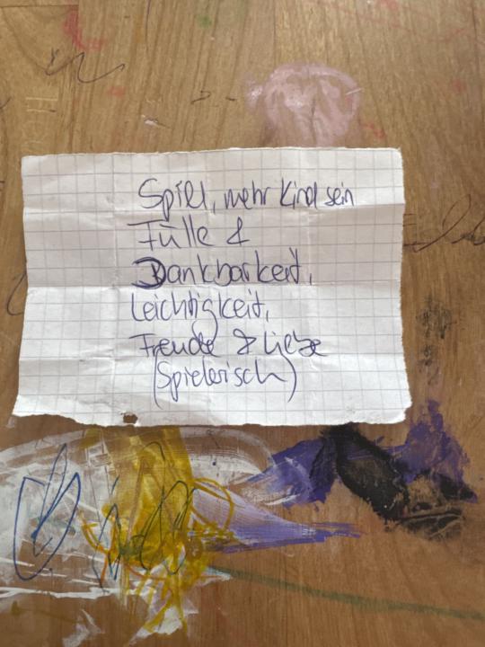 Mein Ich wollte schon immer spielen! 