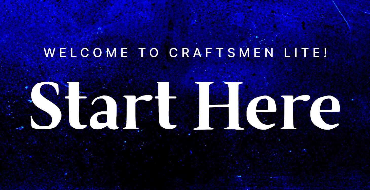 START HERE: Welcome!