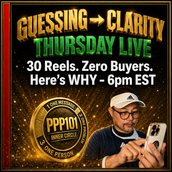 ✅ Nobody Buys a Ticket to a Confusing Trailer. 💥 Is That What Your Content Is? — LIVE Thursday 6PM EST