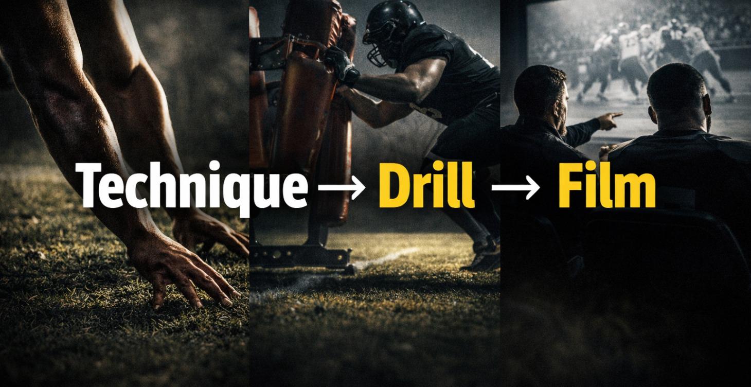 Technique → Drill → Film