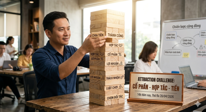 ATTRACTION CHALLENGE: CỔ PHẦN - HỢP TÁC - CHIA TIỀN.