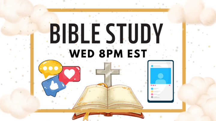 New Bible Study Day & Time