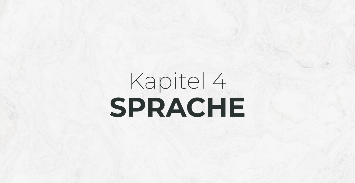 Kapitel 4: Sprache