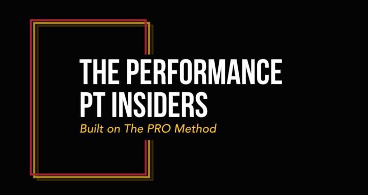 Performance PT Insiders