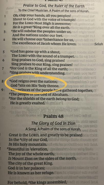 God is still in control! 💛