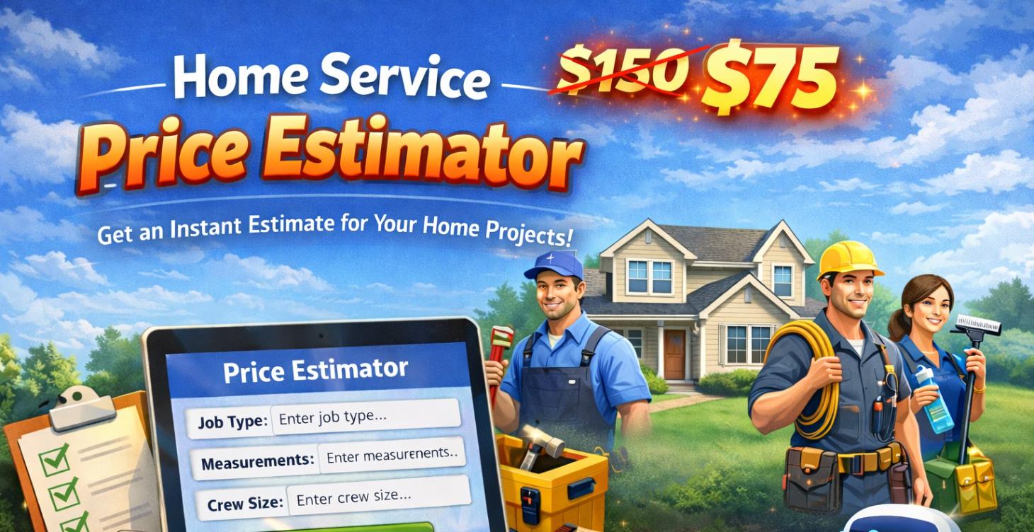 Home Service Pricing Estimator - Lifetime Access