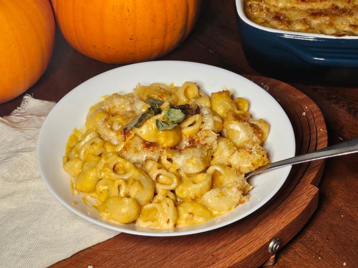 Pumpkin Mac &Cheese 