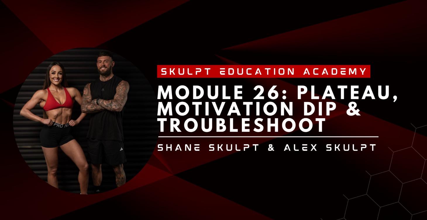 Module 26 - Plateau, Motivation Dip & Troubleshoot
