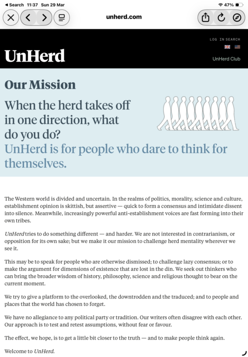 What news sources are you reading that you would recommend?