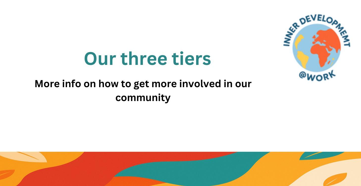Info on our three tiers