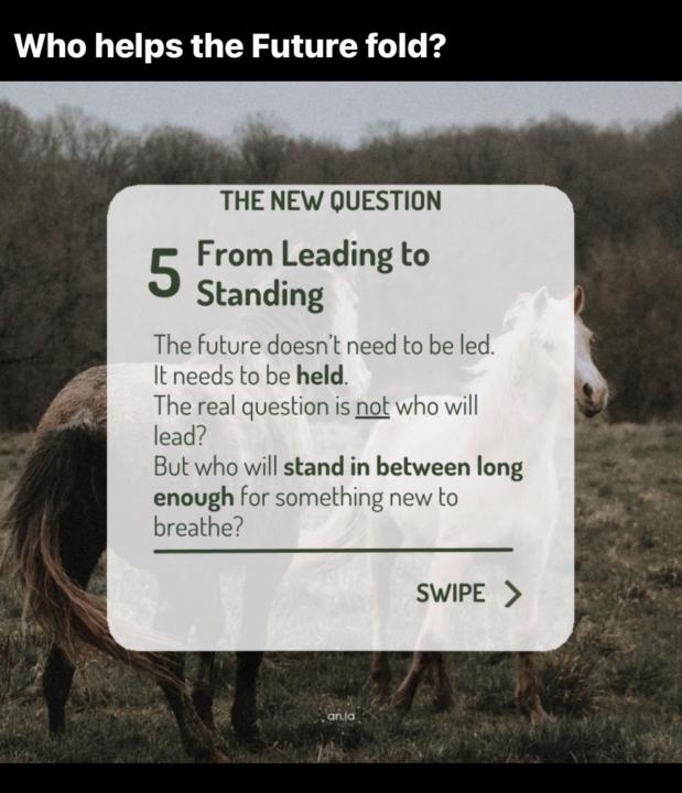 Who Helps the Future Unfold?