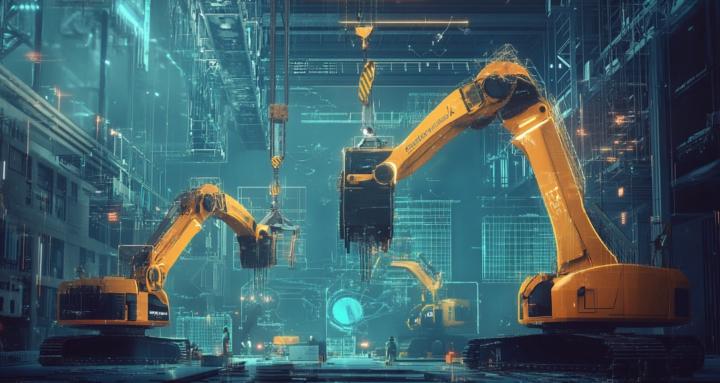 Bau BIM KI Blockchain Robotik