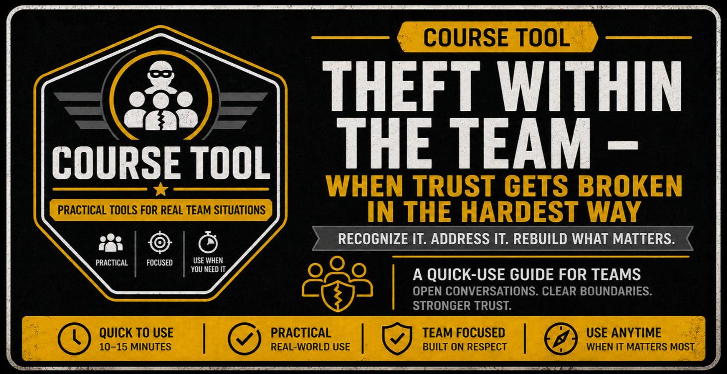 COURSE TOOL - Theft Within The Team