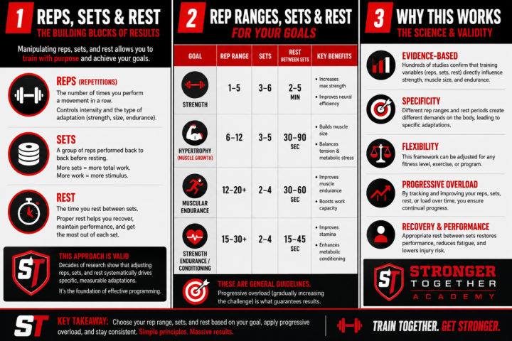 Train With Purpose: How Reps, Sets & Rest Shape Results