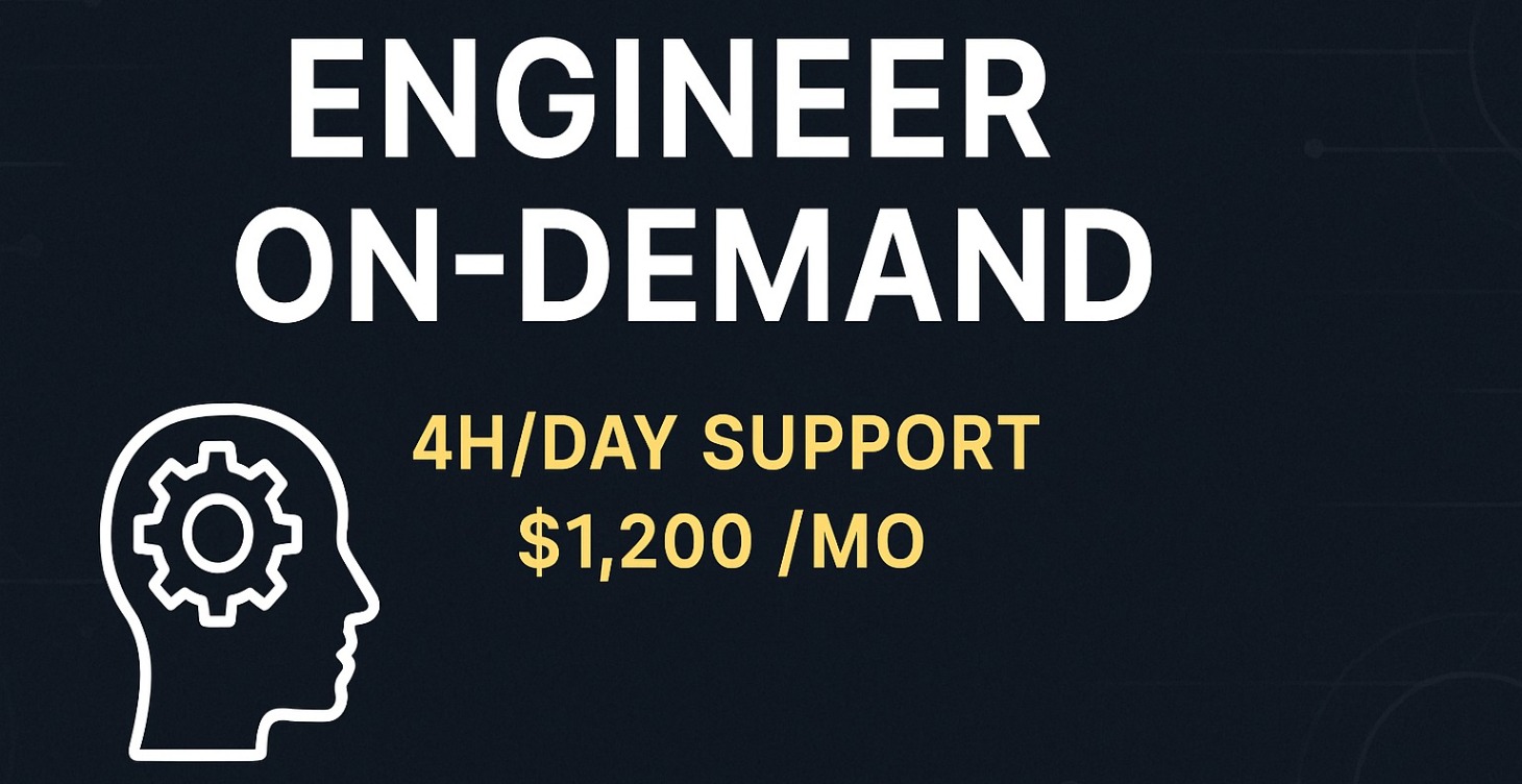 Access to an engineer -> AI/DevOps work done daily