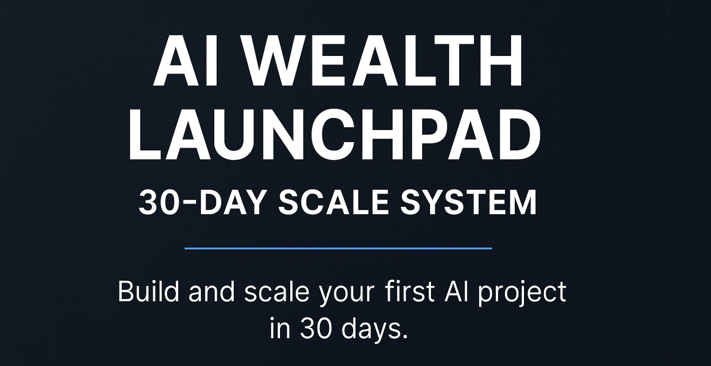 AI Wealth Launchpad: 30-Day Scale System