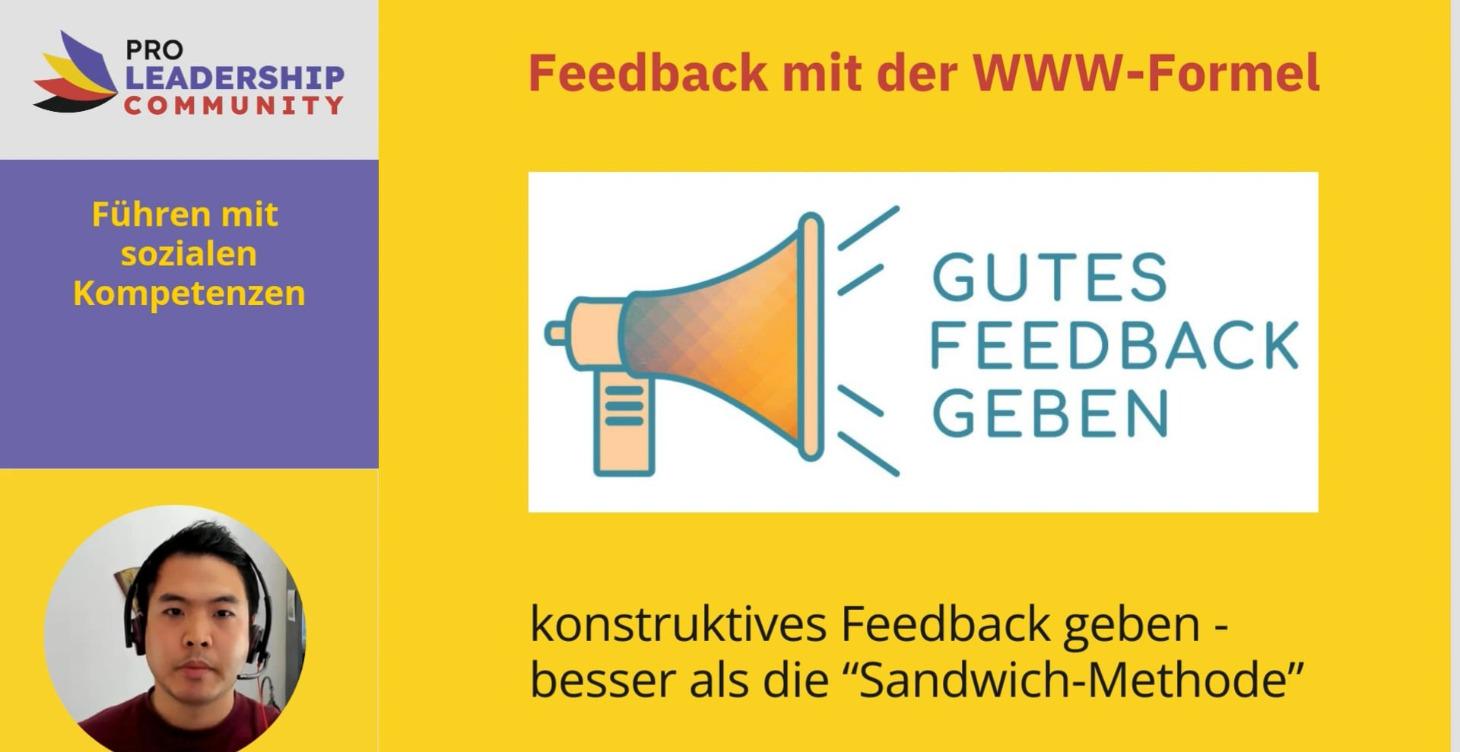 Feedback mit der WWW-Formel