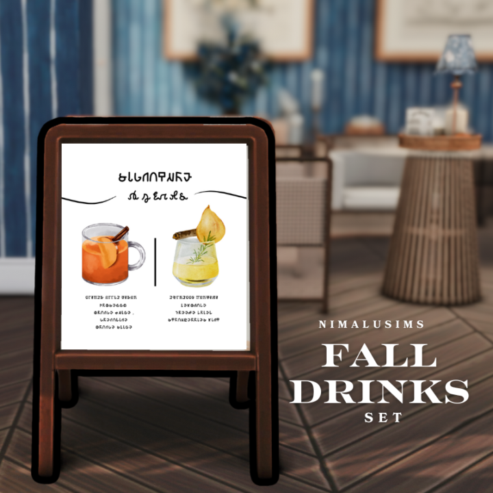 Fall Drink Signs