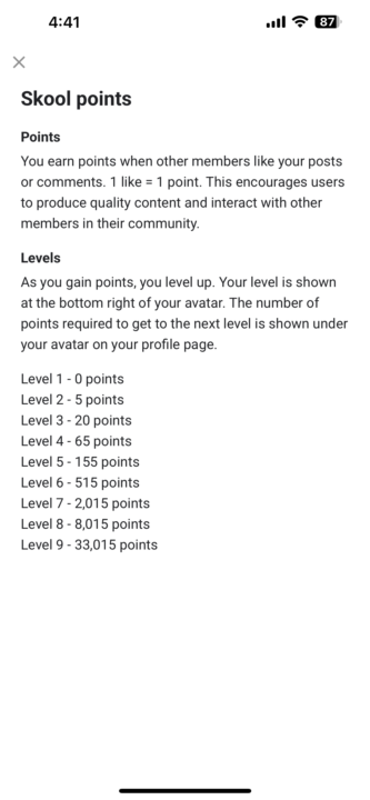 Point System To Unlock Free Content 