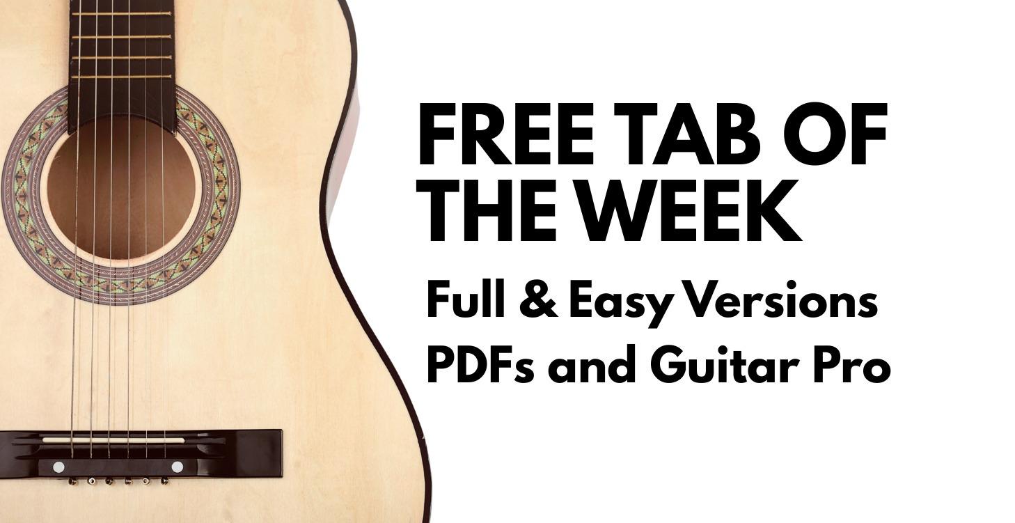 Free Tab Of The Week  - Hello by Lionel Richie