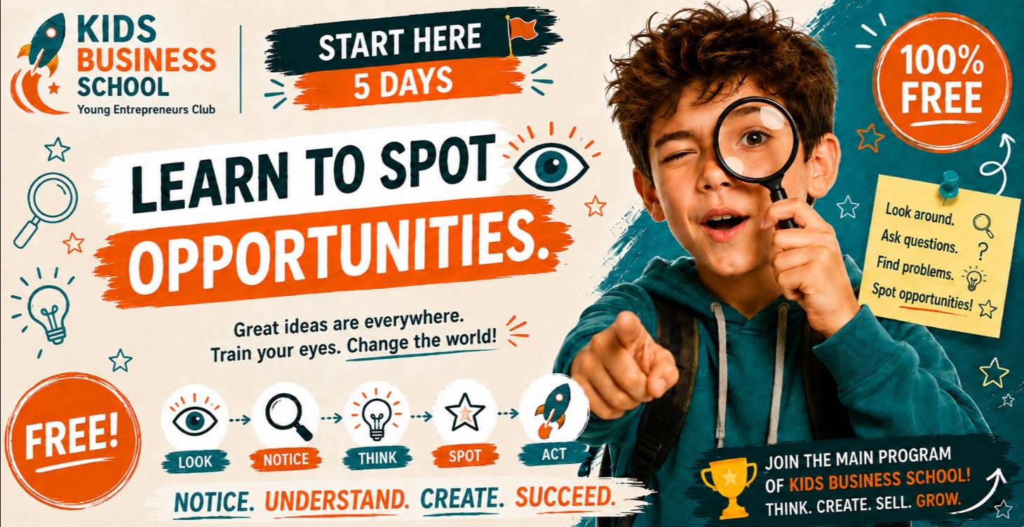 Free - Learn To Spot Opportunities