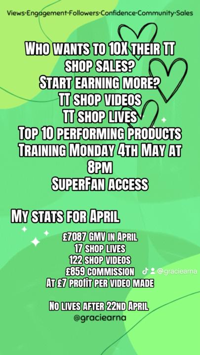 Live TikTok Shop Training 05.05.26 at 8pm GMT