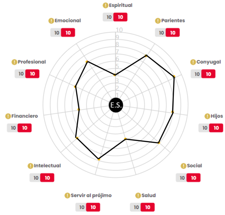 Resultado Rueda de la Vida