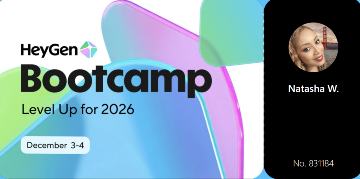Heygen 2-day Bootcamp Dec 3-4