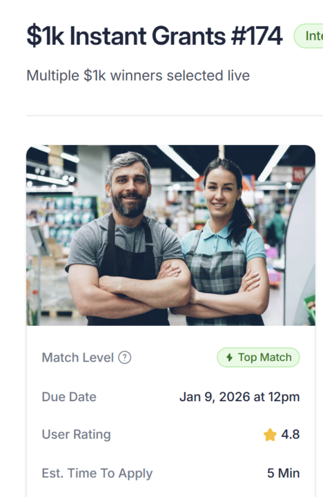 New Year, New Grant Opps