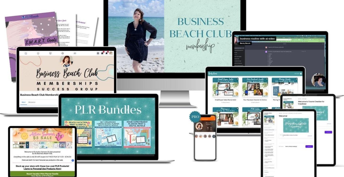 Business Beach Club Members VIP