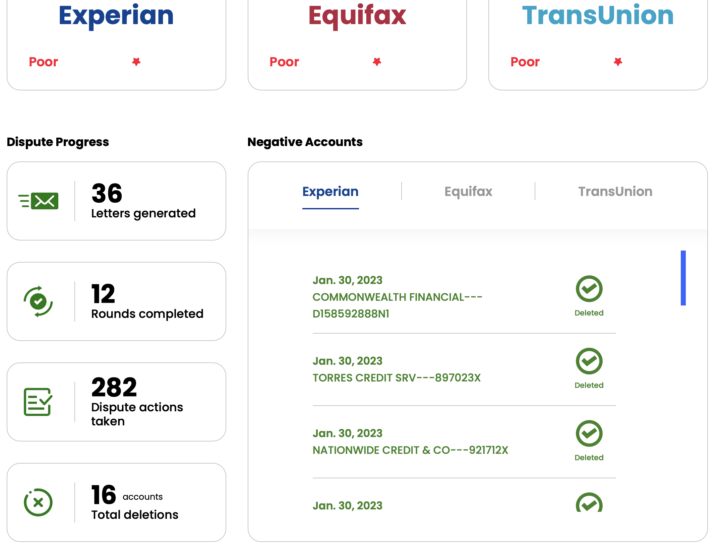 🤯 16 Deletions Using Our FREE CREDIT REPAIR Software⚡️