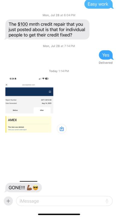 AMEX CHARGEOFF ❌ DELETED $100 Full Credit Sweeps 