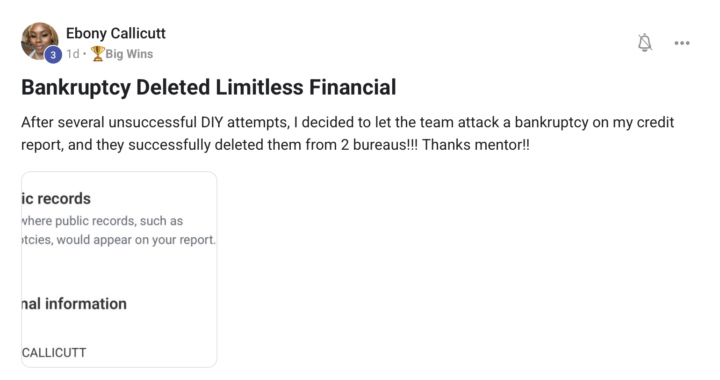 BANKRUPTCY DELETED❌  $140K APPROVED ✅ ✨