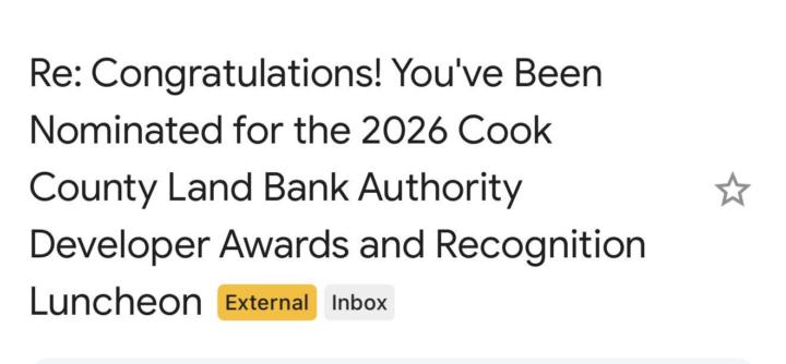 Nominated For 2026 Westside Developer Of The Year 🏆