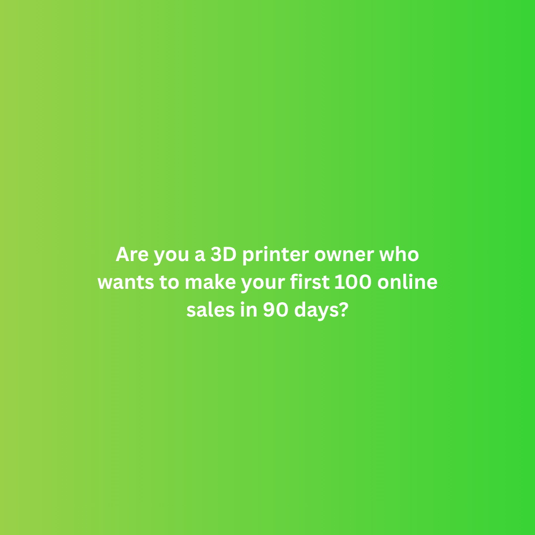 3D Printerly Profits