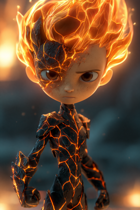 Magma Boy | Character Designs